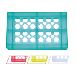 Floating Microtube Racks Octagon, Green