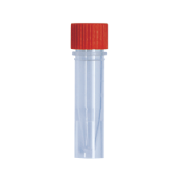 1.5ml Skirted Tube With Screw Cap, Sterile, Red, 500/Bag