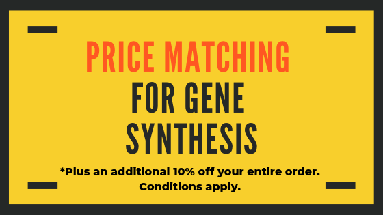 gene synthesis price matching
